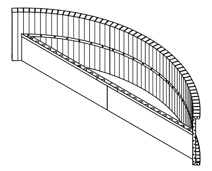 10' Radius Steel Sundeck 42"